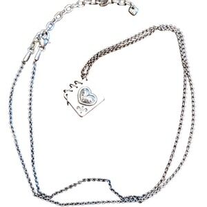 Brighton Mother‎ Teresa Quote Silver Tone Book Pendant Necklace Jewelry